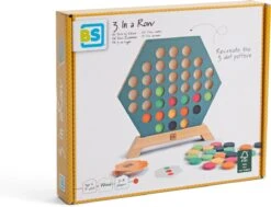 Buitenspeel BSToys GA456 3 Op Een Rij Spel Hout