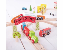 BigJigs BJT018 Houten Trein 124-delige Treinset Transport 20 BigJigs BJT018 Houten Trein 124-delige Treinset Transport -Speelwereld Winkel BJT018 bigjigs houten trein houten treinbaan transportset.png 3