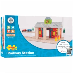 BigJigs BJT215 Houten Trein Treinstation 13 BigJigs BJT215 Houten Trein Treinstation -Speelwereld Winkel BigJigs BJT215 treinstation 6
