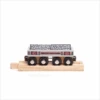 BigJigs BJT408 Rail Wagon Kolentransport Houten Trein -Speelwereld Winkel BigJigs BJT408 Kolen Wagon