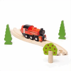 BigJigs BJT493 Houten Locomotief Ivatt Houten Trein -Speelwereld Winkel BigJigs BJT493 locomotief Ivatt 2