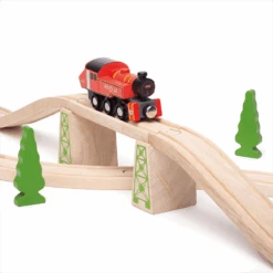 BigJigs BJT493 Houten Locomotief Ivatt Houten Trein -Speelwereld Winkel BigJigs BJT493 locomotief Ivatt 3