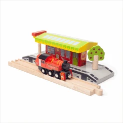 BigJigs BJT493 Houten Locomotief Ivatt Houten Trein -Speelwereld Winkel BigJigs BJT493 locomotief Ivatt 4