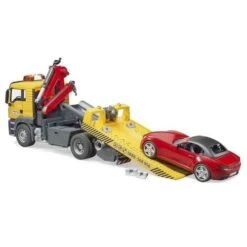 Bruder 3750 Sleepdienst Autoambulance MAN Incl. Sportauto -Speelwereld Winkel Bruder 03750 MAN TGS sleepwagen met roadster 2