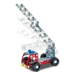 Eitech C66BrandeerautoConstructie Speelgoed 180 Onderdelen -Speelwereld Winkel Eitech C66 constructieset brandweerauto 180 onderdelen 2