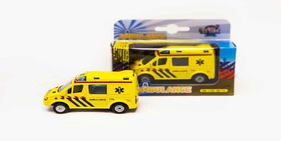 Kidsglobe 510643 Ambulance VW Met Licht En Geluid 5 Kidsglobe 510643 Ambulance VW Met Licht En Geluid - Afbeelding 3