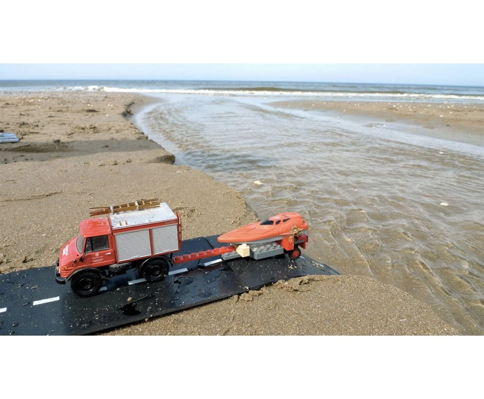 WayToPlay Ringroad Ringweg Rubber Flexibele Autobaan 12-dlg 8 WayToPlay Ringroad Ringweg Rubber Flexibele Autobaan 12-dlg - Afbeelding 6