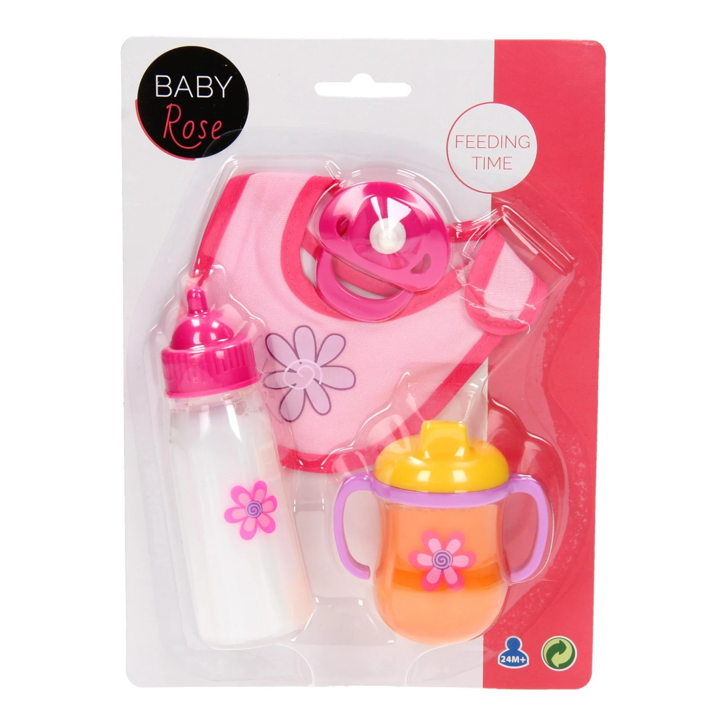 Johntoy Baby Rose Etenstijd Poppen Speelset 4 Johntoy Baby Rose Etenstijd Poppen Speelset - Afbeelding 2