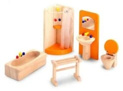 Uitgelichte producten -Speelwereld Winkel badkamer poppenhuis pintoy 6572 1