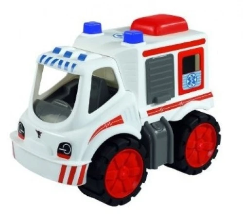 BIG Power Worker Midi Ambulance Zandbakspeelgoed 3 BIG Power Worker Midi Ambulance Zandbakspeelgoed