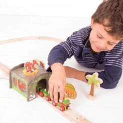 BigJigs BJT244 Tunnel T-rex Dinosaurus -Speelwereld Winkel bigjigs bjt244 houten tunnel t rex dinosaurus 2
