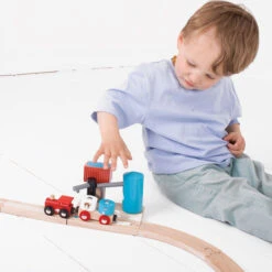 BigJigs BJT251 Melk En Water Depot -Speelwereld Winkel bigjigs bjt251 milk and water depot 1 1