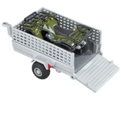 Britains 43358ATV Quad Bike Met Aanhangwagen -Speelwereld Winkel britains 43358 atv quad incl aanhangwagen