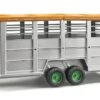 Bruder 02227 Veetransportaanhanger Met 1 Koe Schaal Livestock-trailer -Speelwereld Winkel bruder 02227 veetransportwagen met 1 koe 1