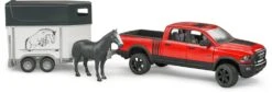 Bruder 02501 RAM-2500 Power-Wagon Met Paard-en-trailer