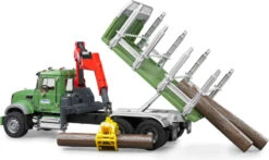 Bruder 2824 Mack Granite Hout-transportwagen -Speelwereld Winkel bruder 028244 mack granite houttransportwagen 2