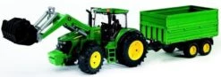 Bruder 3055 John-Deere 7930 + Voorlader En Aanhangwagen