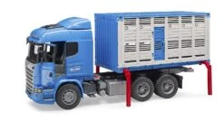 Bruder 3549 Scania Veetransport-wagen Met Koe Veewagen -Speelwereld Winkel bruder 3549 scania veewagen met 1 koe 1