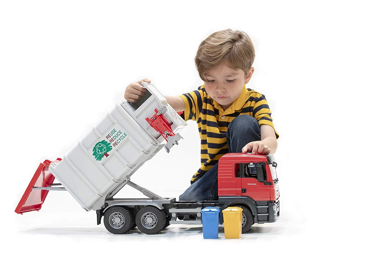 Bruder 03761 MAN-TGS Vuilniswagen 8 Bruder 03761 MAN-TGS Vuilniswagen - Afbeelding 6