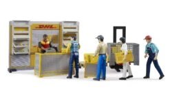 Bruder 62251 DHL Parcelshop / DHL Pakketwinkel Met Palletwagen -Speelwereld Winkel bruder 62251 DHL parcelshop 3