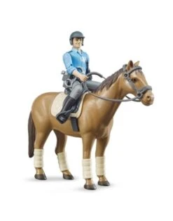 Bruder 2352 Paard Bruin Schaal 1:16 -Speelwereld Winkel bruder bruder 62507 politie speelfiguur met paard speelactief 2