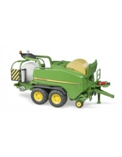 Bruder 2032 John-Deere Ronde Hooibalenpers Met Balenwikkelaar -Speelwereld Winkel bruder 2032 john deere ronde balenpers met balenwikkelaar c441r 1