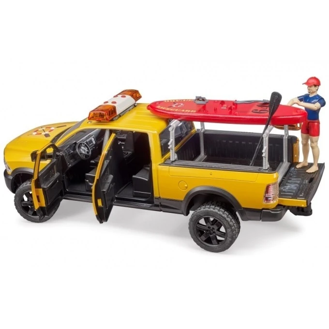 Bruder 2506 RAM 25004×4 Power-Wagon Life Guard Met Acc 5 Bruder 2506 RAM 25004×4 Power-Wagon Life Guard Met Acc - Afbeelding 3