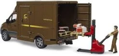 Bruder 02678 MB Sprinter UPS-Logistics +palletwagen + Chauffeur 7 Bruder 02678 MB Sprinter UPS-Logistics +palletwagen + Chauffeur -Speelwereld Winkel bruder 2678 UPS MB sprinter met palletwagen chauffeur 1.jpg 2 1