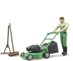 Bruder 62103 Hovenier Met GrasmaaierLandbouw Tuin -Speelwereld Winkel bruder 32103 tuinman met grasmaaier en accessoires van bruder 62103.png 1