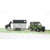 Bruder 2592 Terreinwagen Land-Rover Defender Met Paard En Trailer -Speelwereld Winkel bruder bruder 2592 landrover met paardentrailer laro defender 1