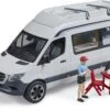 Bruder 2672 MB-Sprinter Camper Met Vakantieman -Speelwereld Winkel bruder mb mercedes sprinter camper met vakantieman