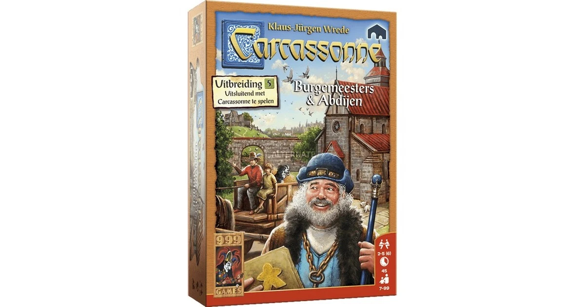 Carcassonne Uitbreiding Burgemeesters En Abdijen – Bordspel 3 Carcassonne Uitbreiding Burgemeesters En Abdijen – Bordspel