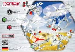 Tronico Silver Line 5 In 1 Set Consructieset – 2 Assorti -Speelwereld Winkel constructiedoos vliegtuigen tronico silver line 10270 1 1