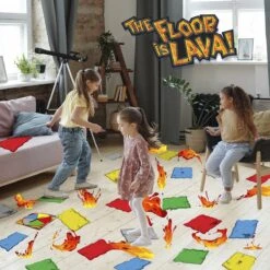 De Vloer Is Lava Doe-spel Kinderspel Goliath -Speelwereld Winkel de vloer is lava kinderspel doe spel gotiath inter actief spel 2