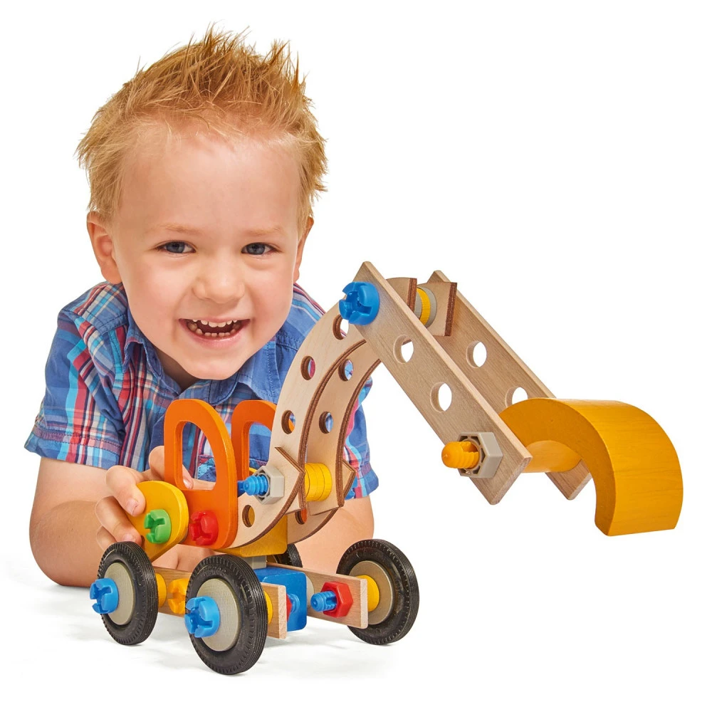 Eichhorn 3in1 Constructor 90-dlg Houten Constructie-speelgoed 4 Eichhorn 3in1 Constructor 90-dlg Houten Constructie-speelgoed - Afbeelding 2