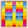 Goki 58624 Houten Blokken Regenboog In Kist