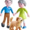 HABA Little FriendsPoppenhuispop Opa En Oma Met Hondje -Speelwereld Winkel haba little friends opa en oma met hondje