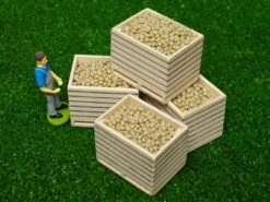 Houten Aardappelkisten (6 Stuks) 1 : 32 -Speelwereld Winkel houten aardappelkist kidsglobe 610611 1 1