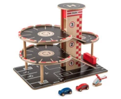Houten Garage Park & Go -Speelwereld Winkel houten garage hape e3002 park go garage 2