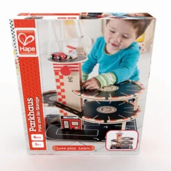 Houten Garage Park & Go -Speelwereld Winkel houten garage hape e3002 park go garage 6