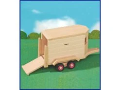 Houten Paardentrailer Fagus -Speelwereld Winkel houten paardentrailer fagus 10.27 1