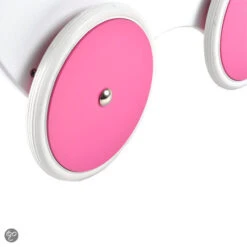 Houten Poppenwagen De Luxe White Incl. Dekbed / Slaapzak -Speelwereld Winkel houten poppenwagen met kap pallas wit rose 4