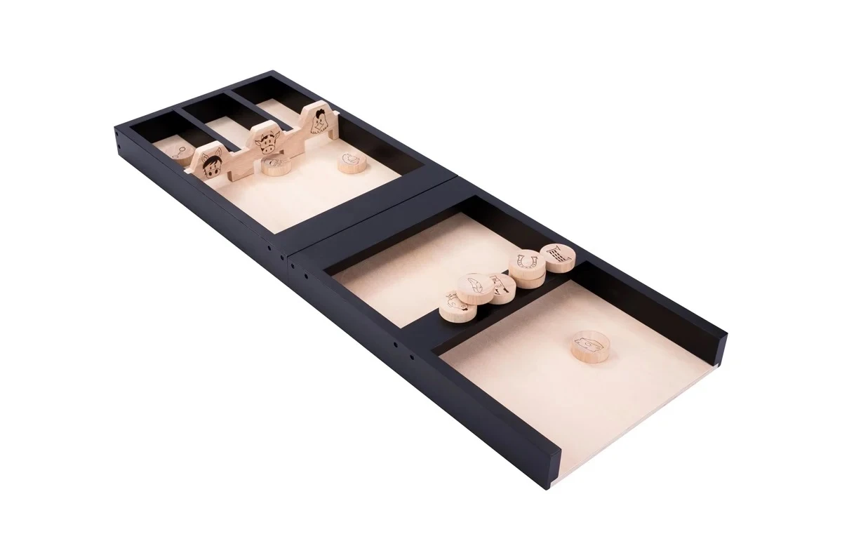 Houten Sjoelbak Junior Mini Sjoelbak 2dlg Black 8 Houten Sjoelbak Junior Mini Sjoelbak 2dlg Black - Afbeelding 6