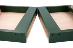 Houten Sjoelbak Junior Mini Sjoelbak 2dlg Groen Dino -Speelwereld Winkel houten sjoelbak mini thema dino 2 delige sjoelbak groen 3