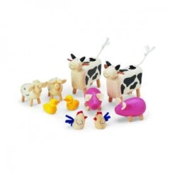 Houten Boerderijdieren Pintoy