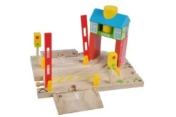 BigJigs BJT226 Rail & Road Seinhuisje