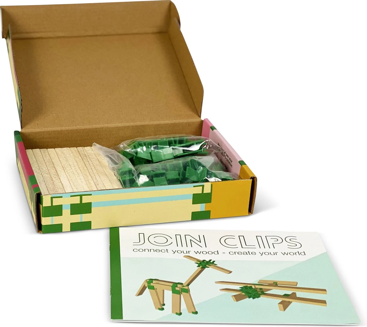 Kapla Join Clips Basic Set Home Edition JC200/40 8 Kapla Join Clips Basic Set Home Edition JC200/40 - Afbeelding 6