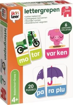 Jumbo 19569 Ik Leer Lettergrepen -Speelwereld Winkel jumbo 19549 ik leer lettergrepen educatief spel