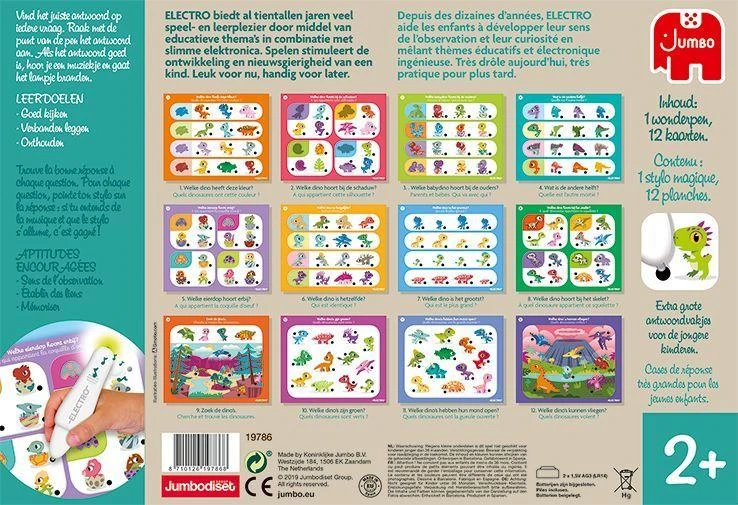 Jumbo 19786 Electro Wonderpen Ontdek De Dino’s 5 Jumbo 19786 Electro Wonderpen Ontdek De Dino’s - Afbeelding 3