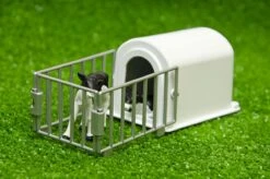 Kidsglobe Kalverhut Met Kalfjes Schaal 1:32 -Speelwereld Winkel kalverhut kalveriglo kidsglobe 1